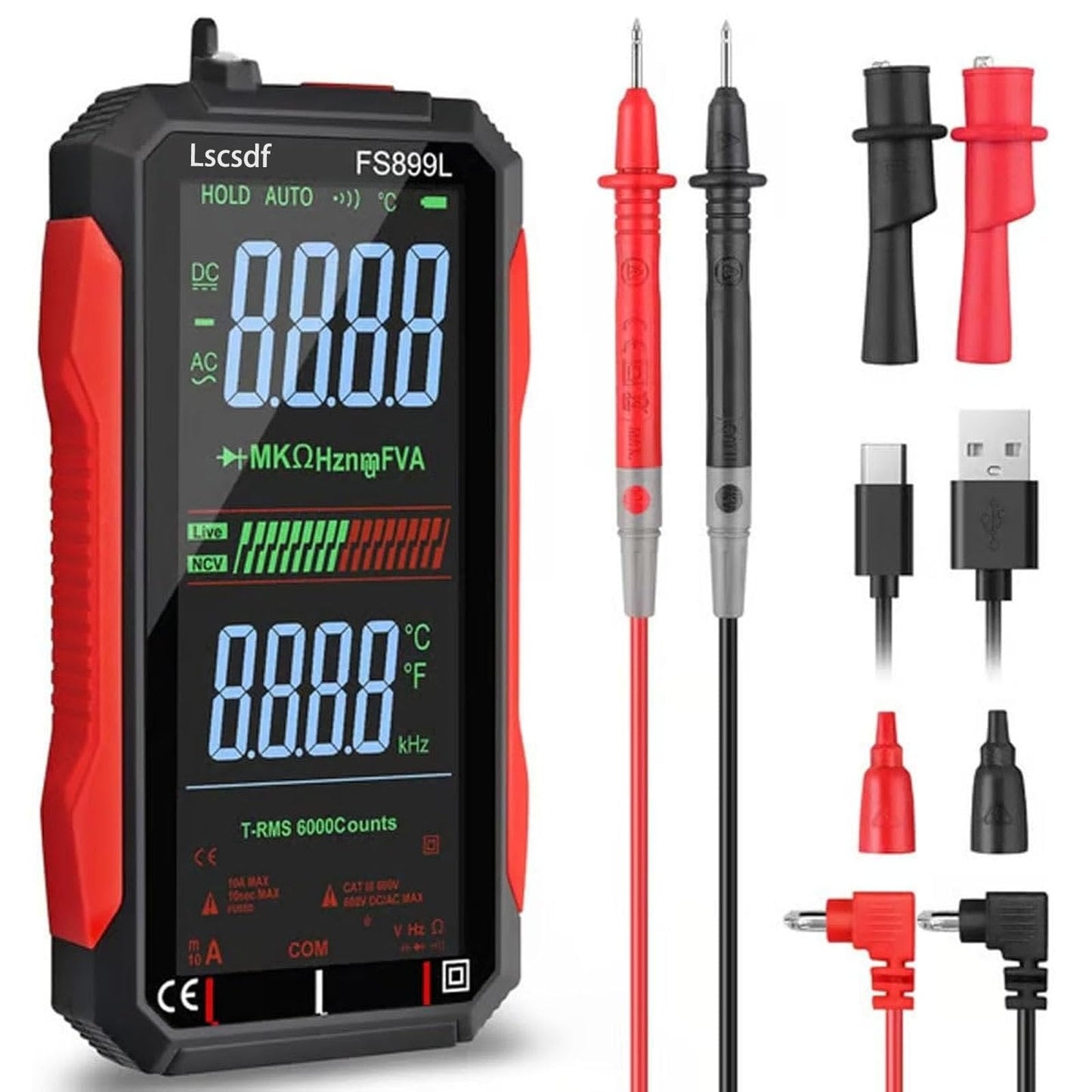 USB Rechargeable Digital Multimeter