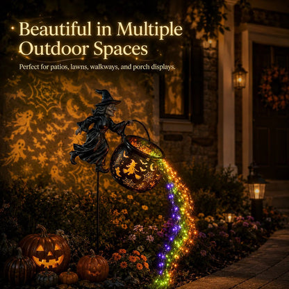 🧙‍♀️✨Halloween Witch Cauldron Garden Light